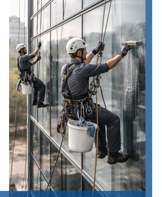 Мойка сплошного остекления в Березниках, заказать от 309 р.| ВЫСОТНИК-Брз