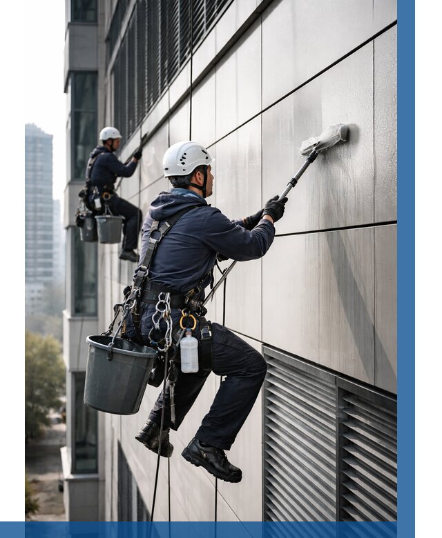 Мойка вентилируемого фасада в Березниках от 257 р. | ВЫСОТНИК-Брз