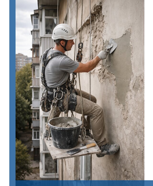 Восстановление фасадной штукатурки в Березниках с гарантией качества