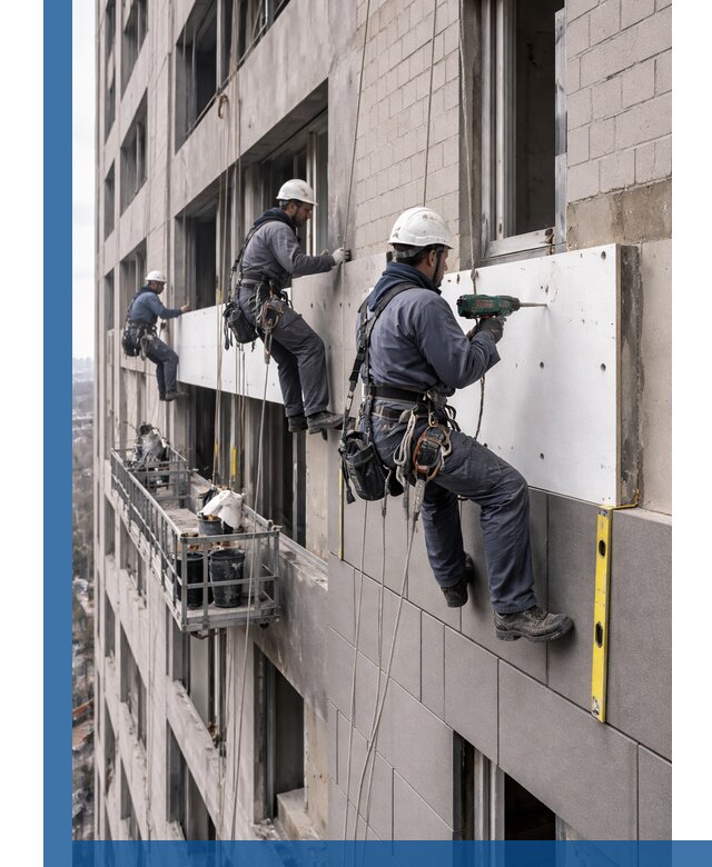 Монтаж фасадных термопанелей высокого качества в Березниках