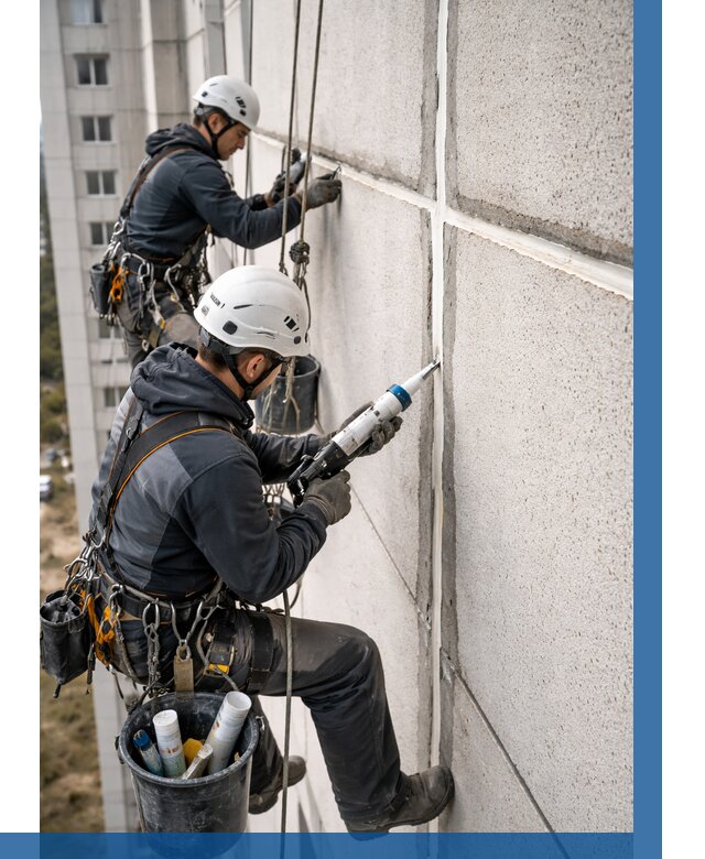 Герметизация межпанельных швов в Березниках от 721 р. | ВЫСОТНИК-Брз