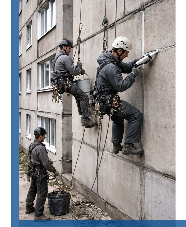 Герметизация межпанельных швов в Березниках с гарантией герметичности