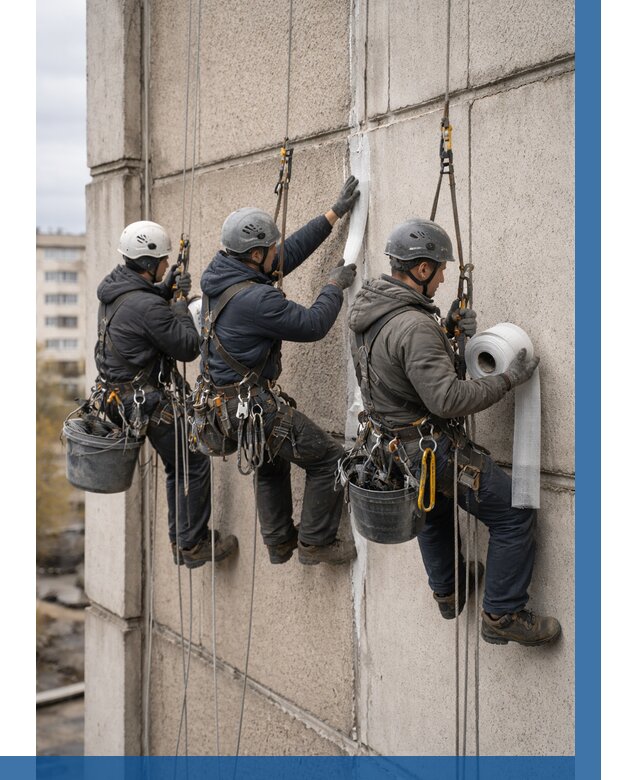 Ремонт межпанельных швов в Березниках от 772 р. | ВЫСОТНИК-Брз