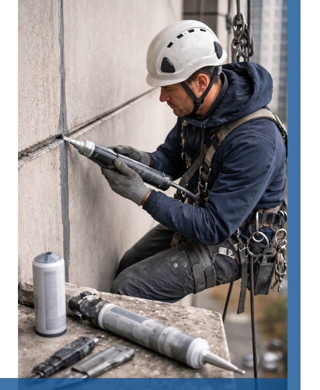 Вторичная герметизация швов в Березниках от 463 р. | ВЫСОТНИК-Брз