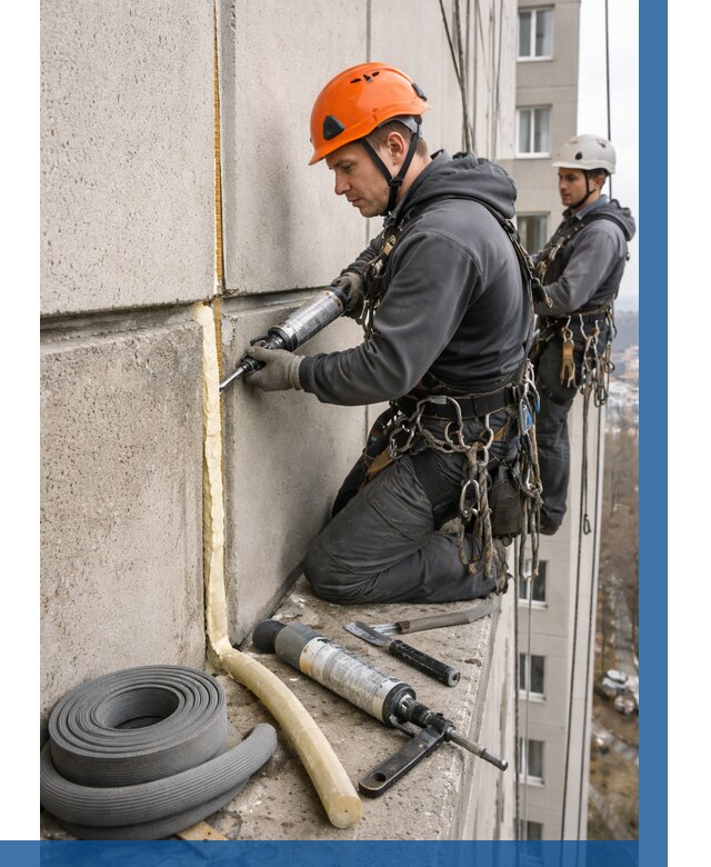 Теплый шов межпанельные швы в Березниках от 721 р. | ВЫСОТНИК-Брз