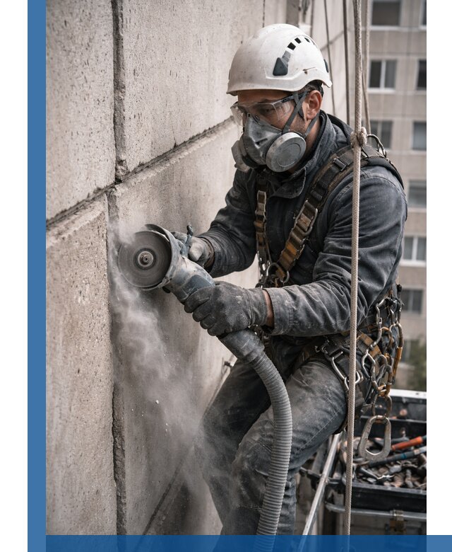 Штробление межпанельных швов в Березниках качественно и быстро