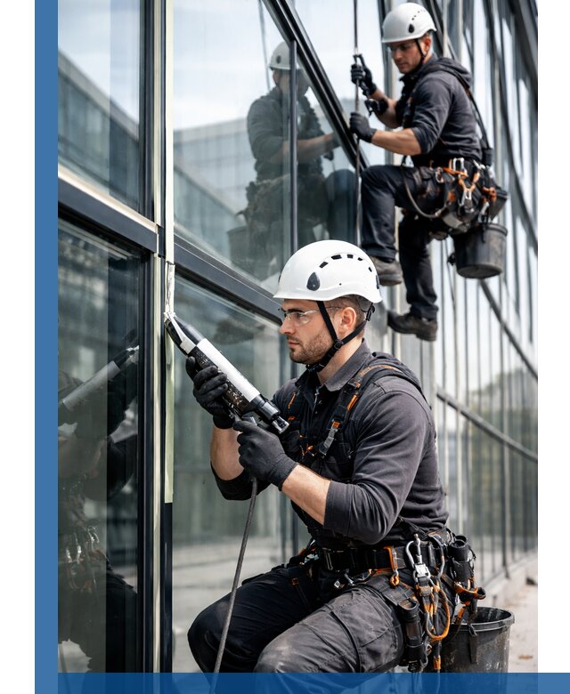 Герметизация витражных швов в Березниках для зданий и фасадов