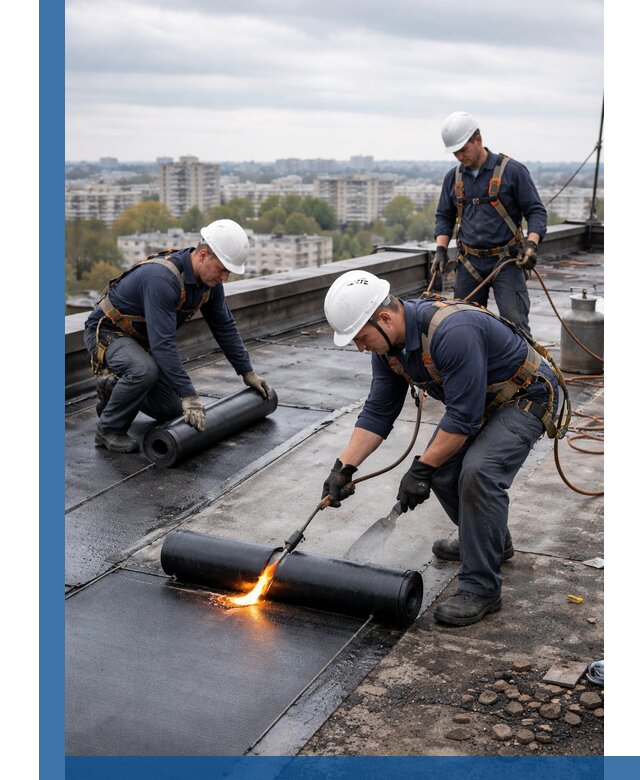 Ремонт наплавляемой кровли в Березниках качественно и надежно