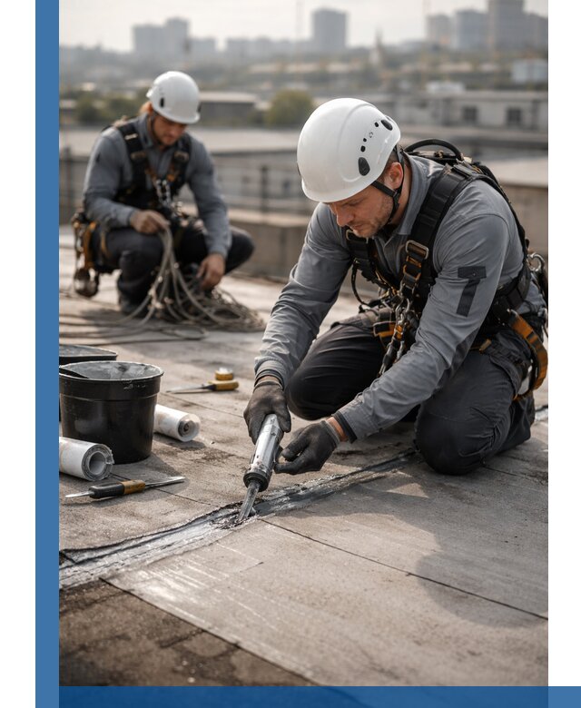 Аварийное и капитальное устранение протечек кровли в Березниках