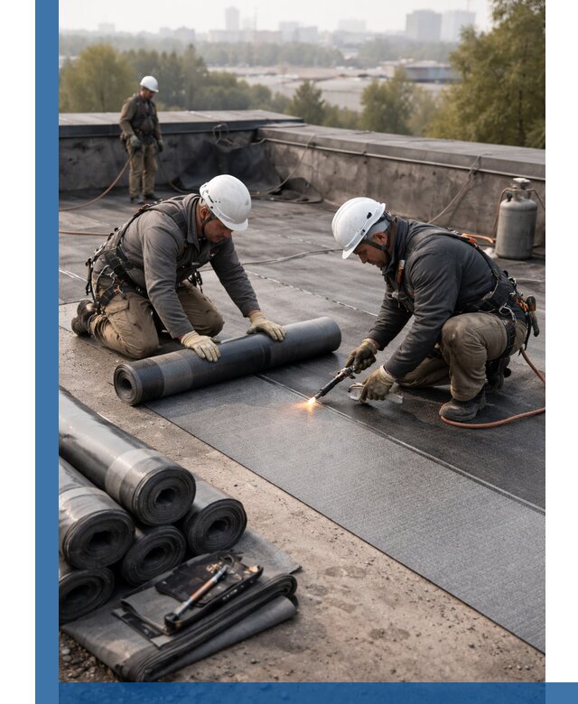 Монтаж мягкой кровли в Березниках профессионально и надежно