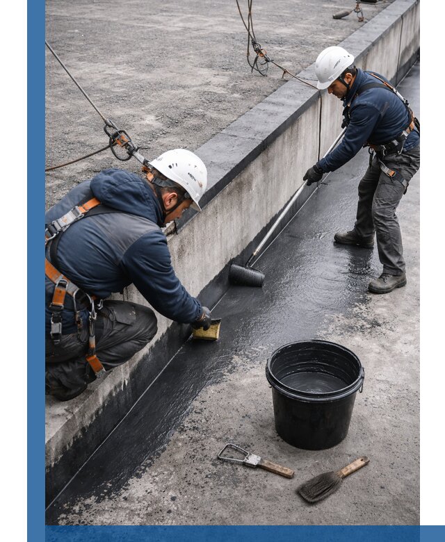 Гидроизоляция кровли жидкой резиной профессионально в Березниках