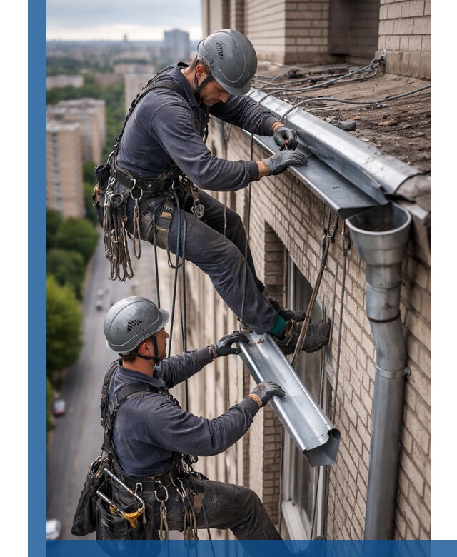 Ремонт водосточных желобов в Березниках, быстро и качественно