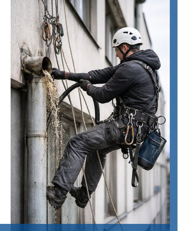 Прочистка водосточных труб в Березниках от 3605 р. | ВЫСОТНИК-Брз