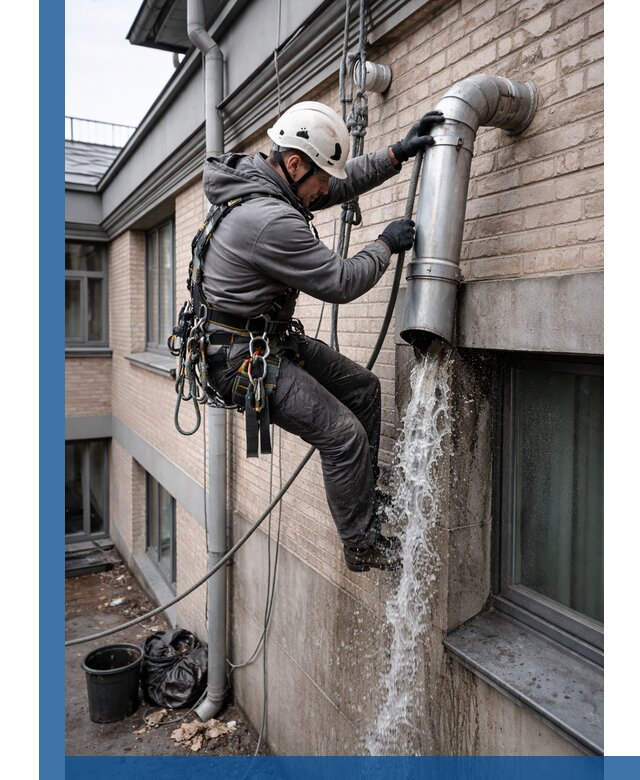 Профессиональная прочистка водосточных труб в Березниках с гарантией