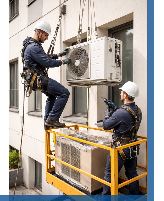 Демонтаж внешнего блока кондиционера в Березниках от 3605 р. | ВЫСОТНИК-Брз