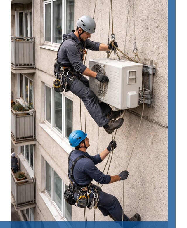 Перенос внешнего блока кондиционера в Березниках от 9269 р.| ВЫСОТНИК-Брз