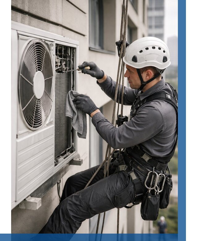 Обслуживание внешнего блока кондиционера в Березниках от 2781 р.ВЫСОТНИК-Брз