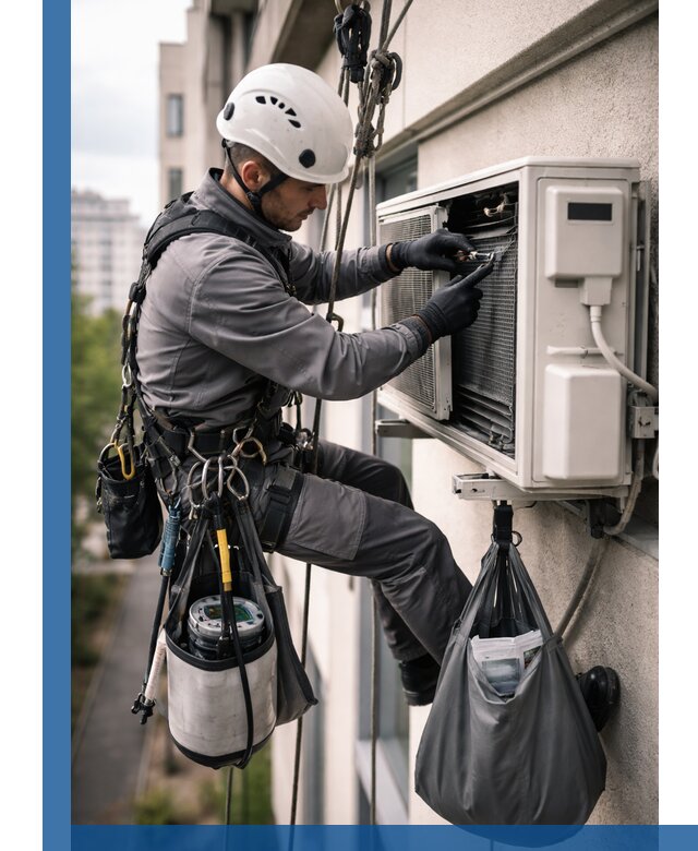 Обслуживание внешнего блока кондиционера в Березниках профессионально