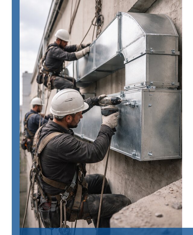 Профессиональный монтаж вентиляционных коробов в Березниках под ключ