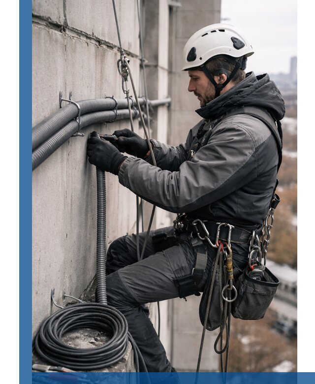 Профессиональный монтаж гофры для кабеля в Березниках с гарантией