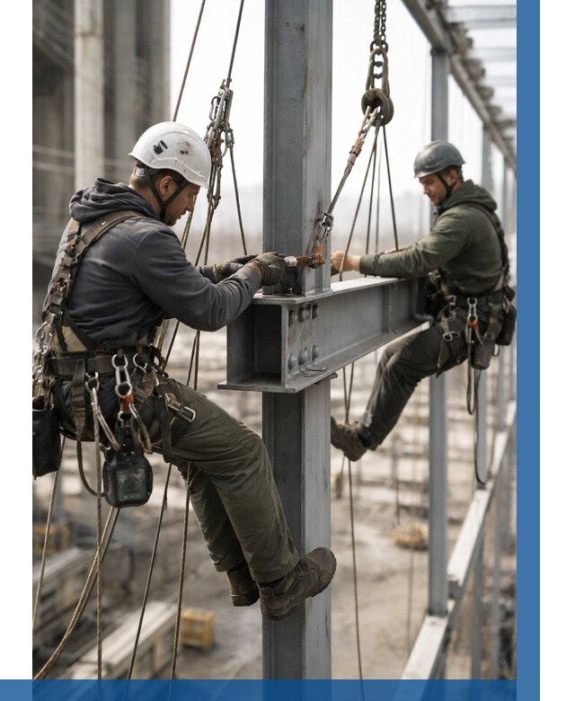 Монтаж металлоконструкций на высоте в Березниках от 3605 р. | ВЫСОТНИК-Брз