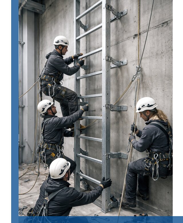 Монтаж металлических лестниц в Березниках под ключ со гарантией
