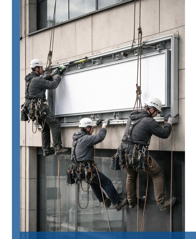 Профессиональный монтаж светового короба под ключ в Березниках