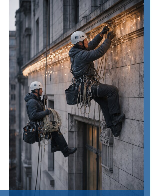 Монтаж новогодней иллюминации в Березниках от 8754 р. | ВЫСОТНИК-Брз