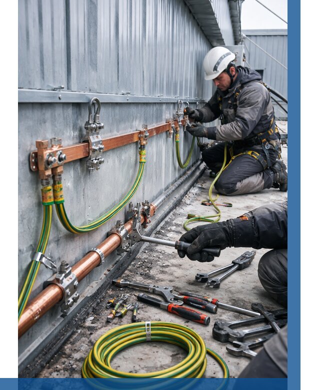 Монтаж заземления здания в Березниках от 25748 р. | ВЫСОТНИК-Брз