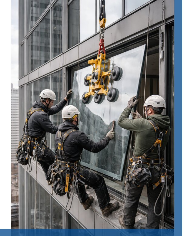 Фасадное остекление зданий под ключ в Березниках от 10299 р. | ВЫСОТНИК-Брз