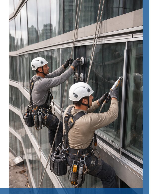 Радиусное остекление фасада в Березниках от 12359 р. | ВЫСОТНИК-Брз