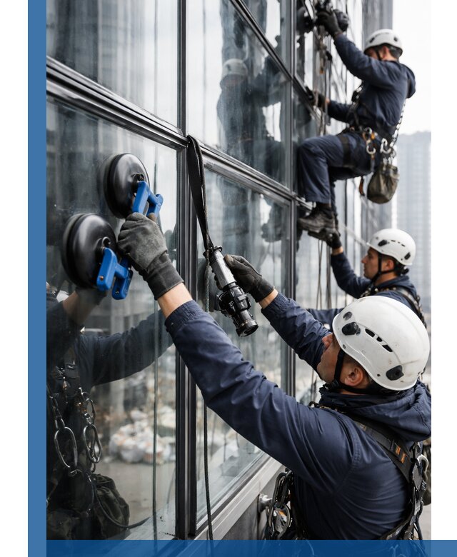 Радиусное остекление фасадов под ключ в Березниках с гарантиями