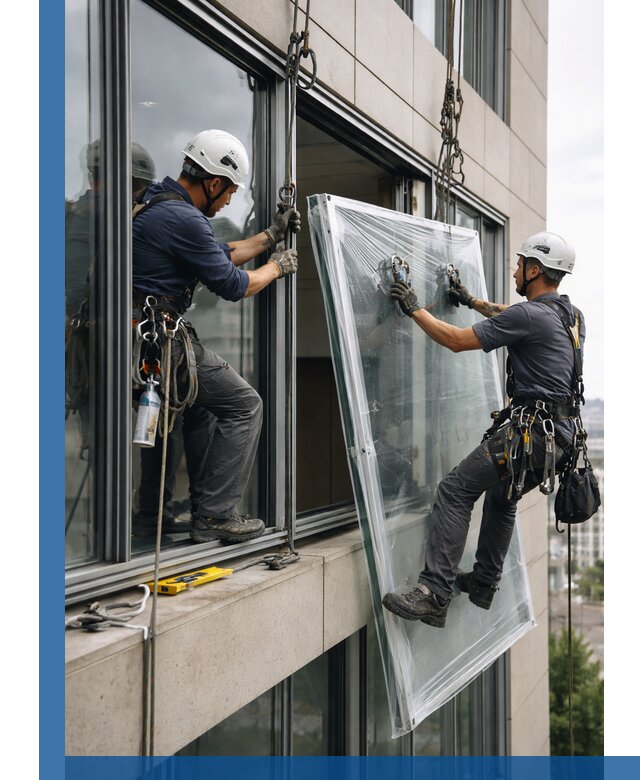 Профессиональная замена стекла в витраже в Березниках с гарантией