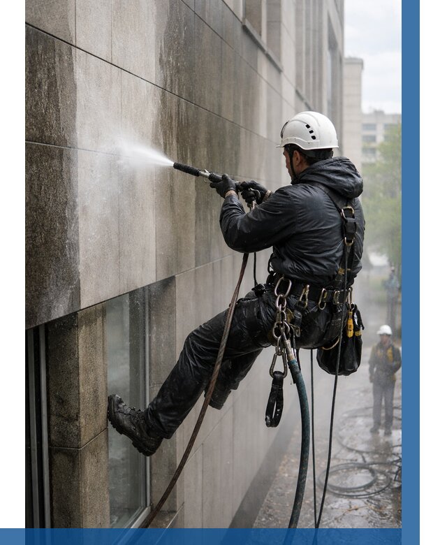 Гидроструйная очистка поверхностей в Березниках от 875 р. | ВЫСОТНИК-Брз