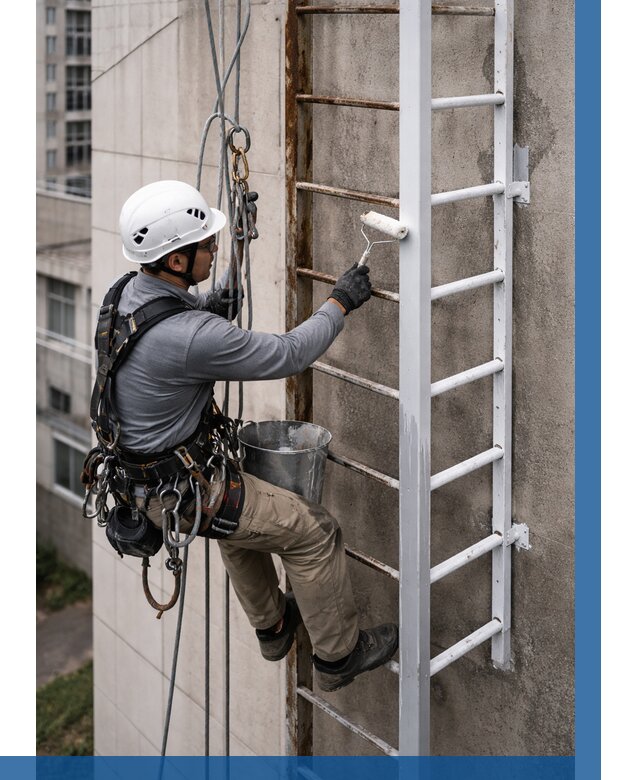 Покраска пожарных лестниц в Березниках от 4635 р. | ВЫСОТНИК-Брз