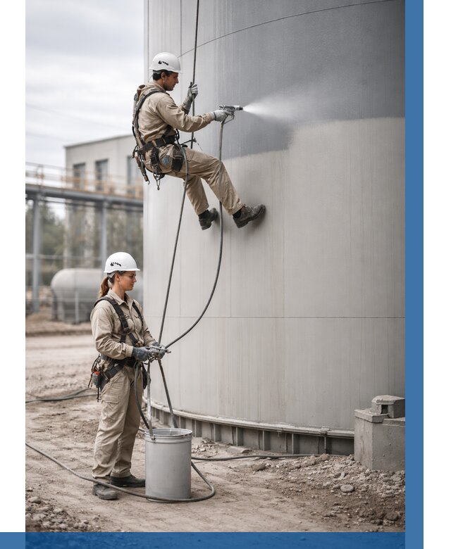 Покраска резервуаров в Березниках от 1236 р. | ВЫСОТНИК-Брз — заказать