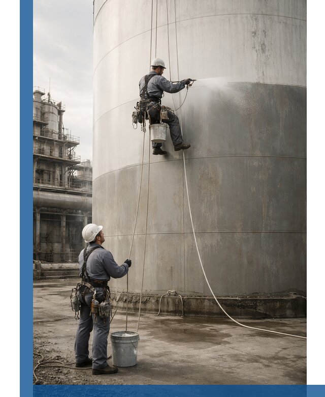 Покраска стальных резервуаров и емкостей в Березниках профессионально