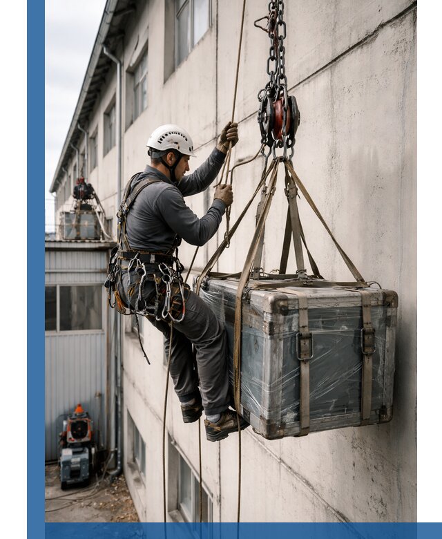 Подъем грузов на высоту в Березниках для промышленных объектов