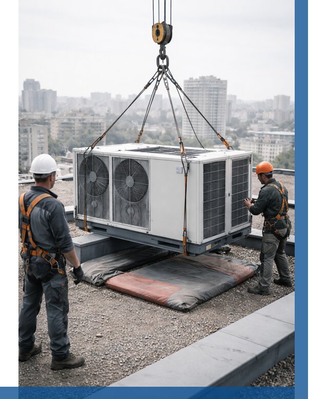 Подъем груза на крышу в Березниках от 5150 р. | ВЫСОТНИК-Брз заказать