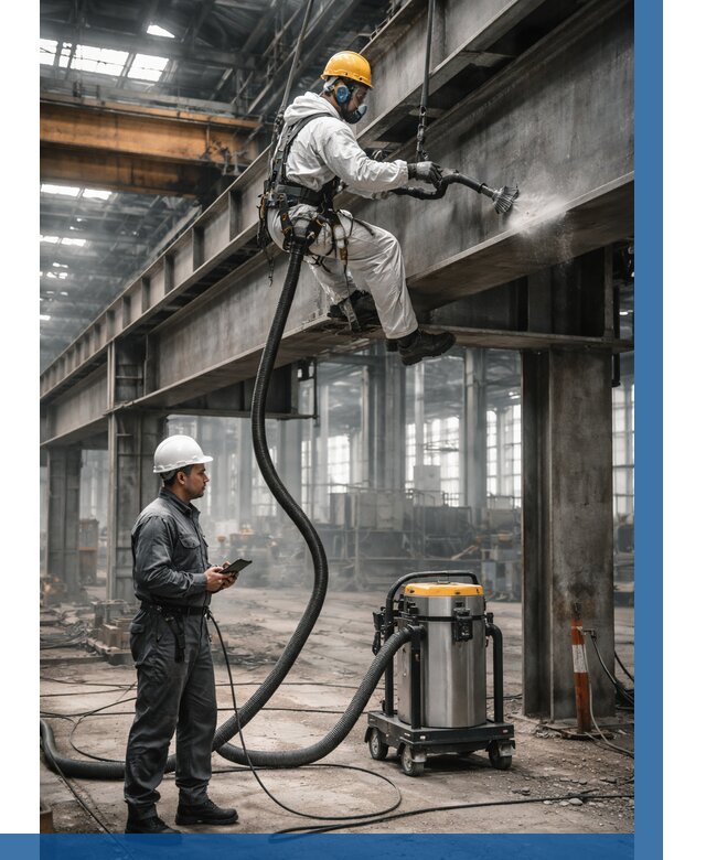 Обеспыливание конструкций в цехе в Березниках от 4326 р. | ВЫСОТНИК-Брз