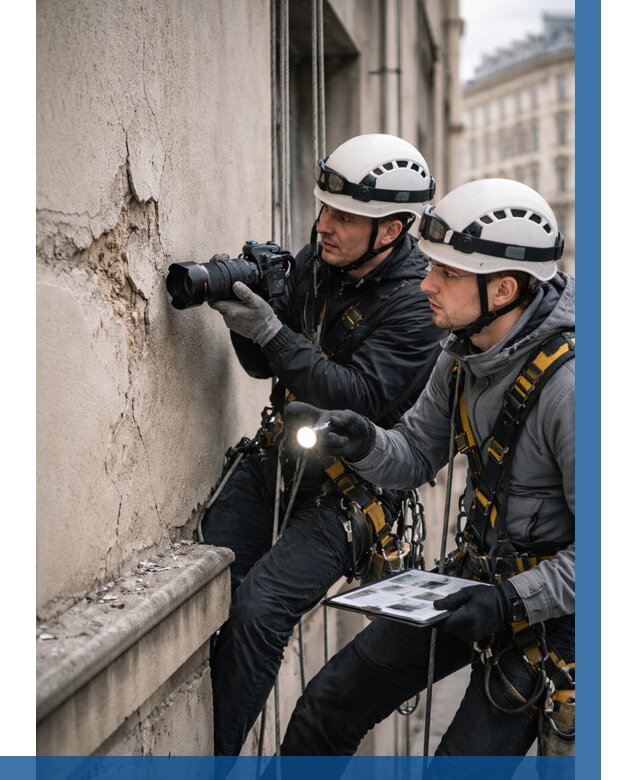 Фотофиксация дефектов фасада в Березниках от 4635 р. | ВЫСОТНИК-Брз