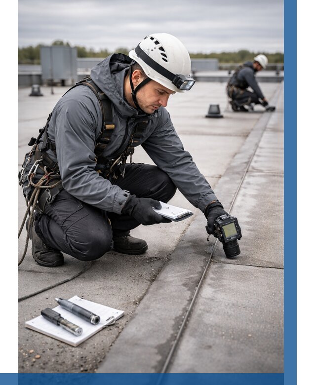 Обследование кровли на протечки в Березниках от 4635 р. | ВЫСОТНИК-Брз