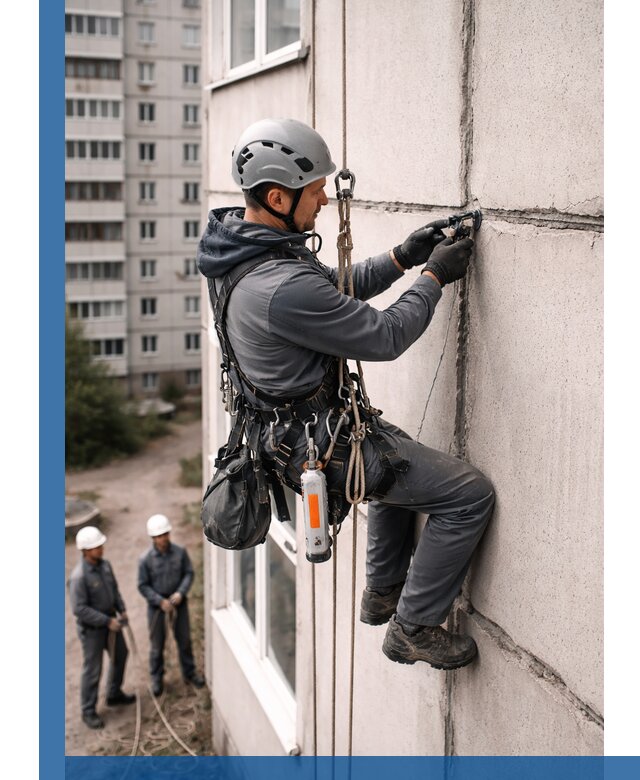 Обследование межпанельных швов и герметизация в Березниках
