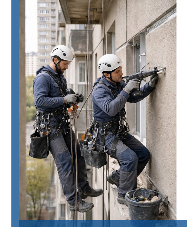 Промышленные альпинисты высотные работы и монтаж в Березниках